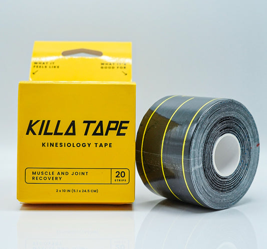 KillaGrips Pro Synthetic Kinesiology Tape - Precut Strips