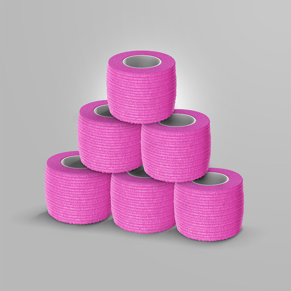 2" Hook Grip Tape- Pink - Pack of 6