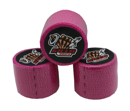 Sweat-Resistant Pink Finger Tape, KillaGrips Pack of 6